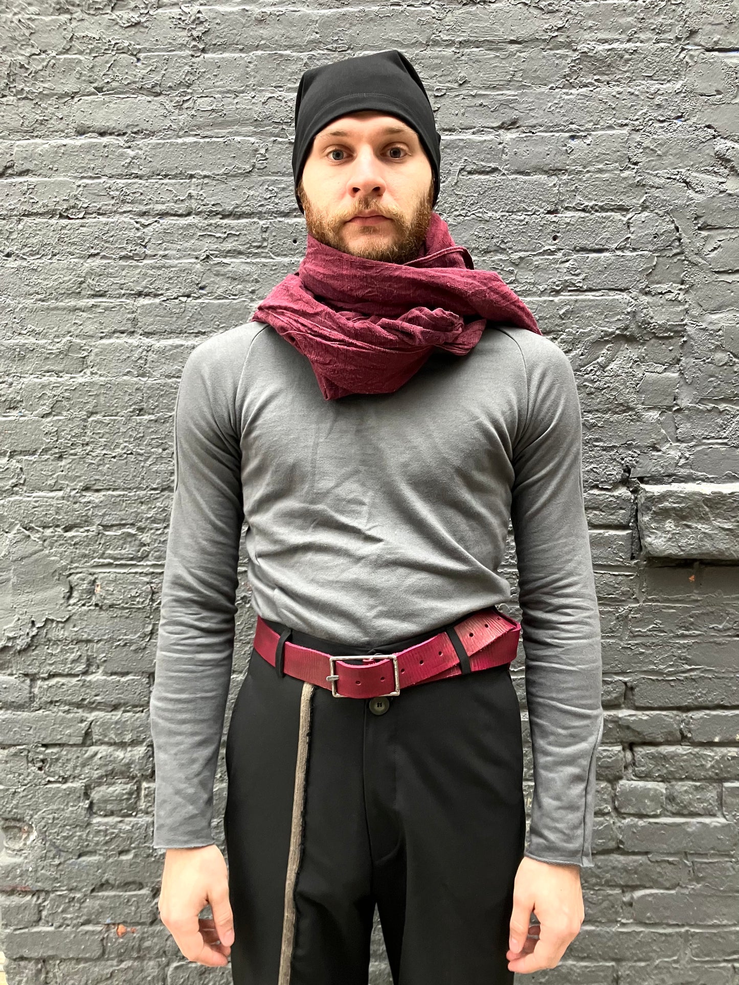 FW23 || 1.5" BELT COWHIDE || RED