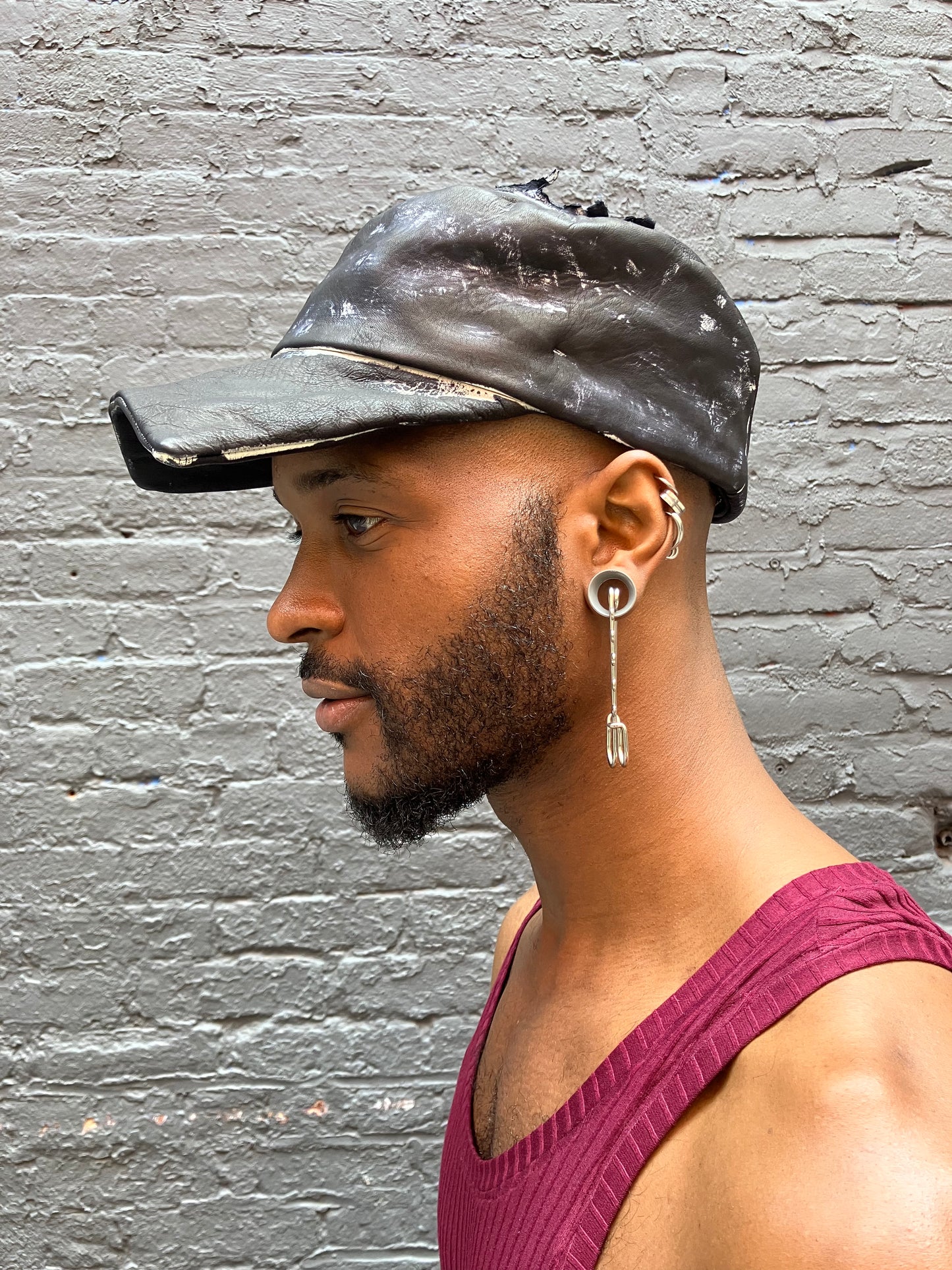 FW23 || EXTENDED BILL HAT || MOONSTAR BLACK