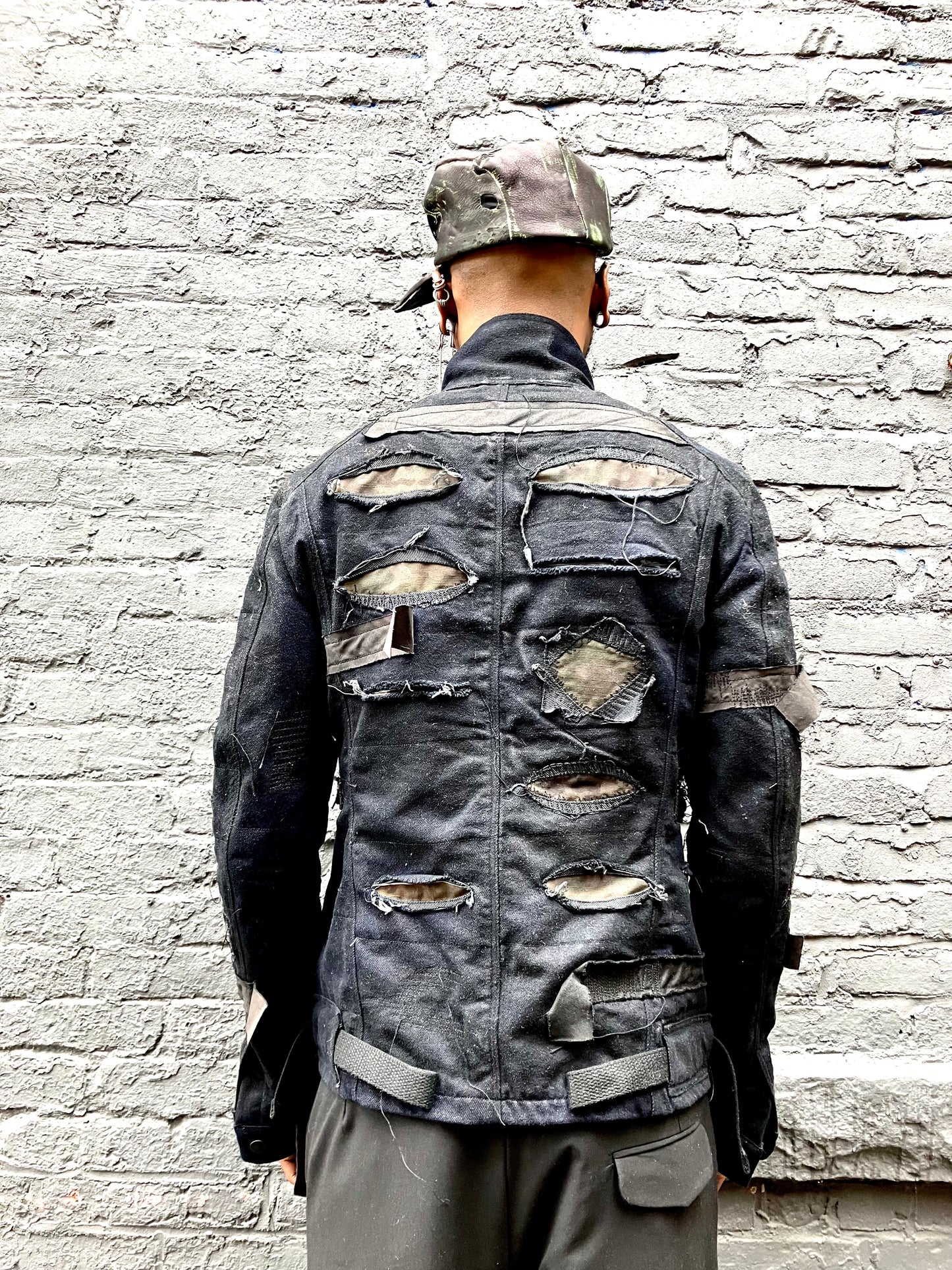 FW23 || BORG || DESTROYED DENIM BLACK