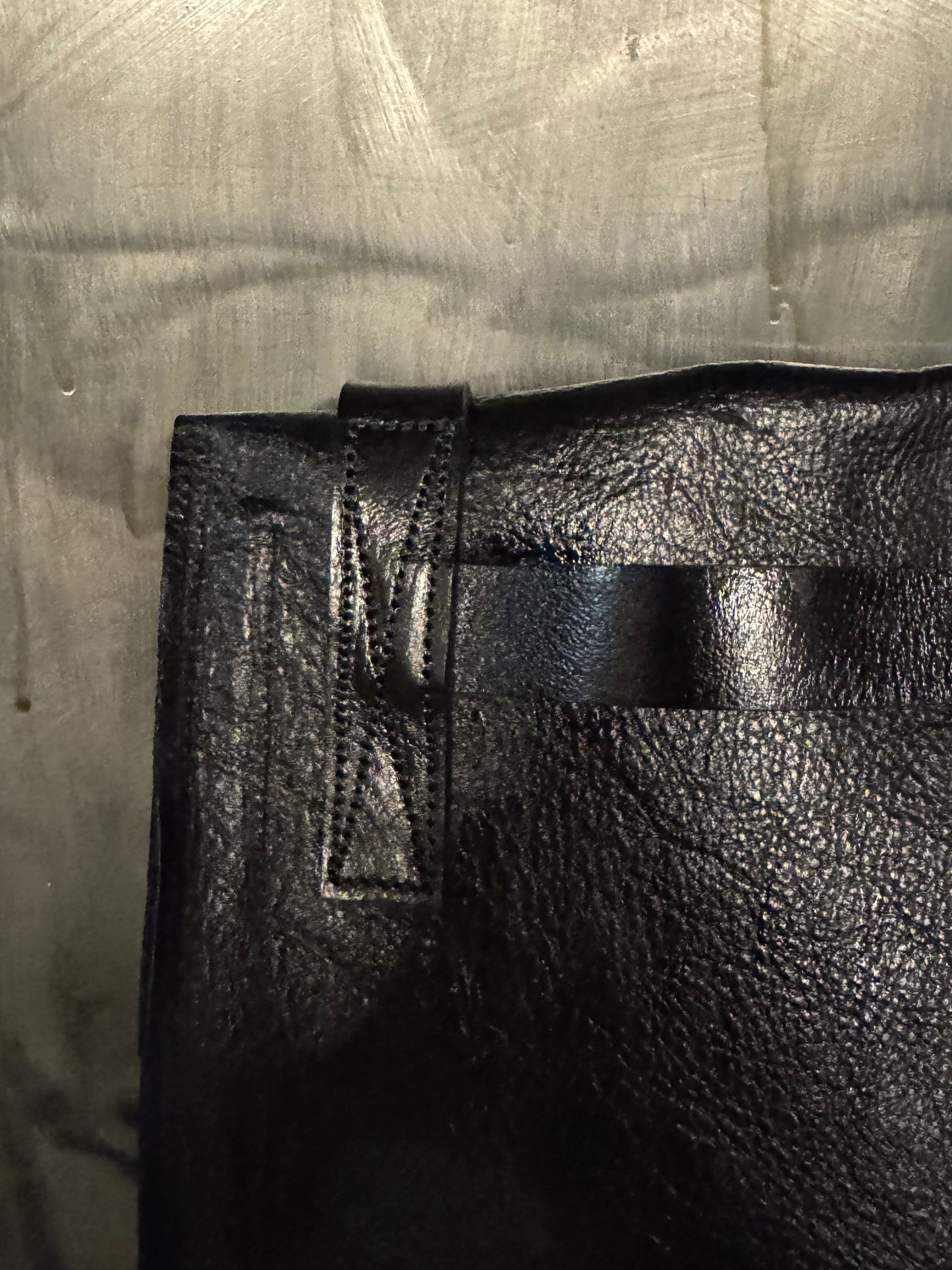 ZB - BG|| LECTER || BLACK HORSEHIDE