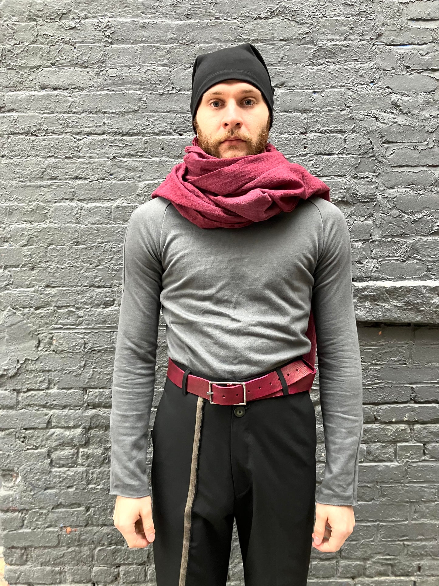 FW23 || 1.5" BELT COWHIDE || RED