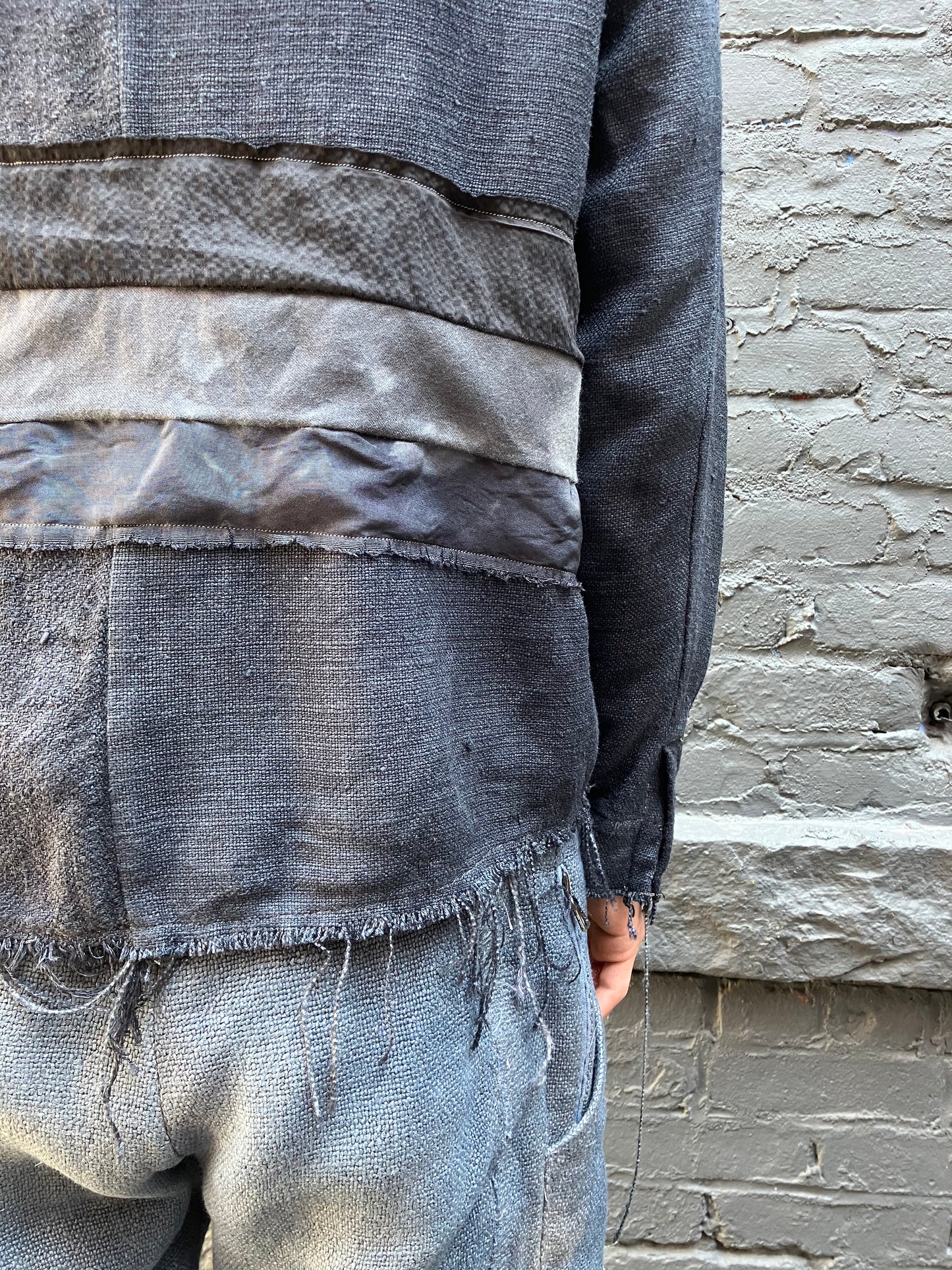 FW23 || PROTOLOGICAL ARCHETYPE ARTISANAL SHIRT || GREY