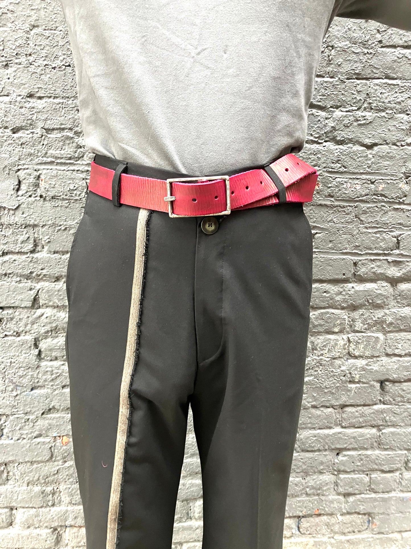 FW23 || 1.5" BELT COWHIDE || RED