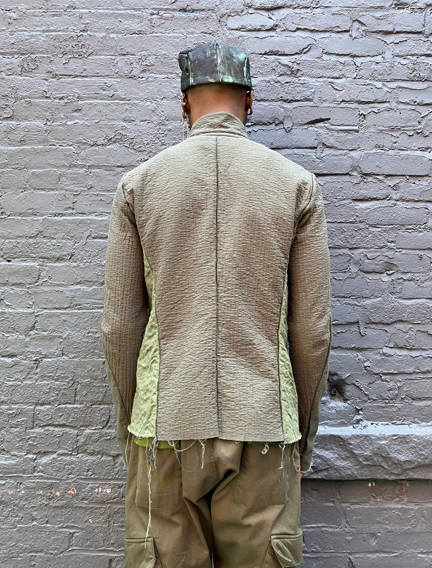 FW23 || RAGLAN FRONT SHIRT || GREEN