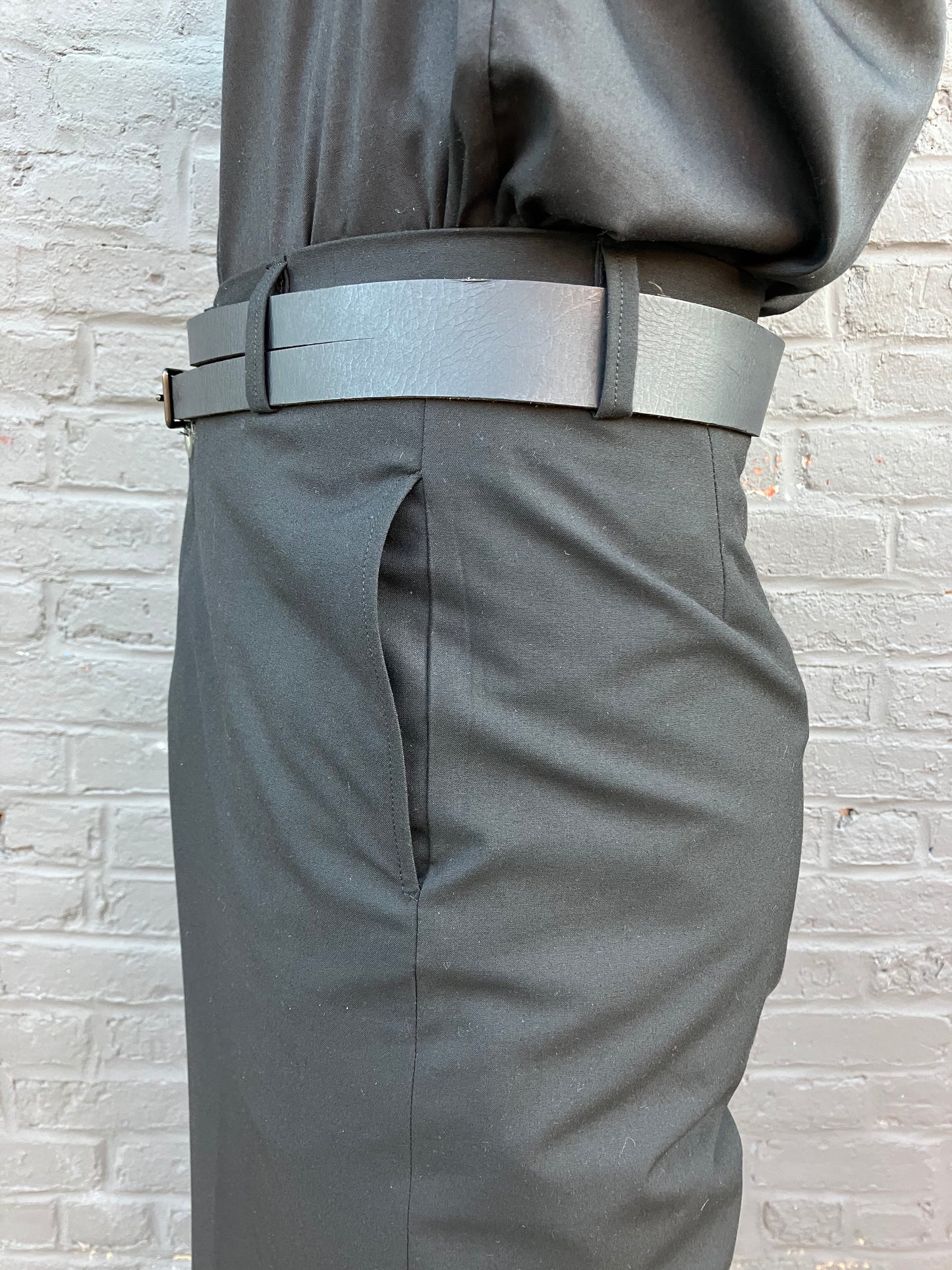 FW23 || CLASSIC SIAMESE BELT || BLACK