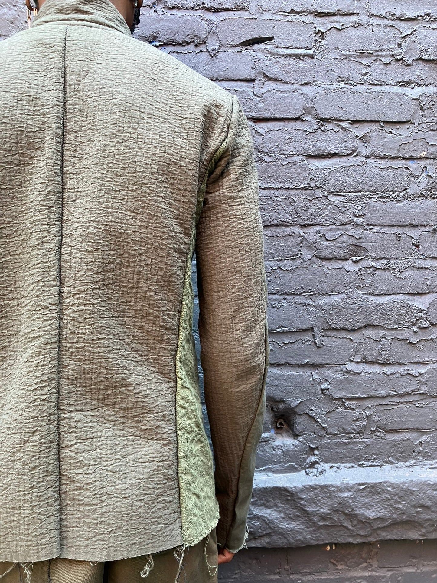 FW23 || RAGLAN FRONT SHIRT || GREEN