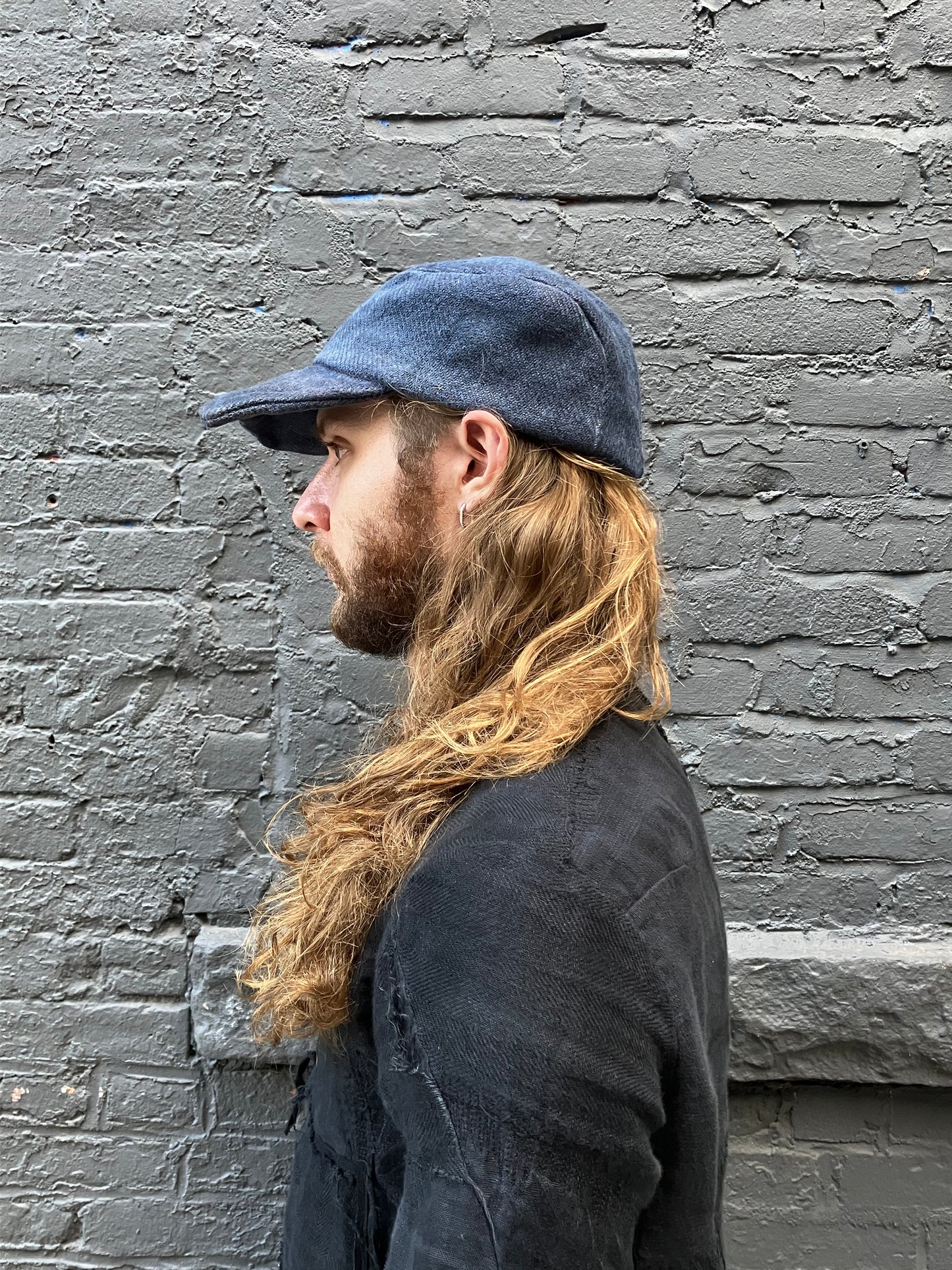 FW23 || EXTENDED BILL HAT || GREY JUTE