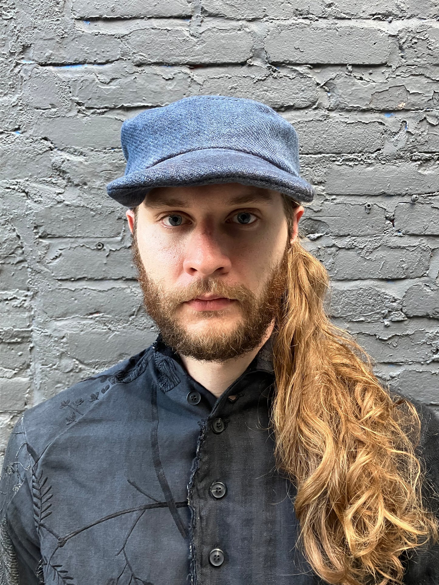 FW23 || EXTENDED BILL HAT || GREY JUTE