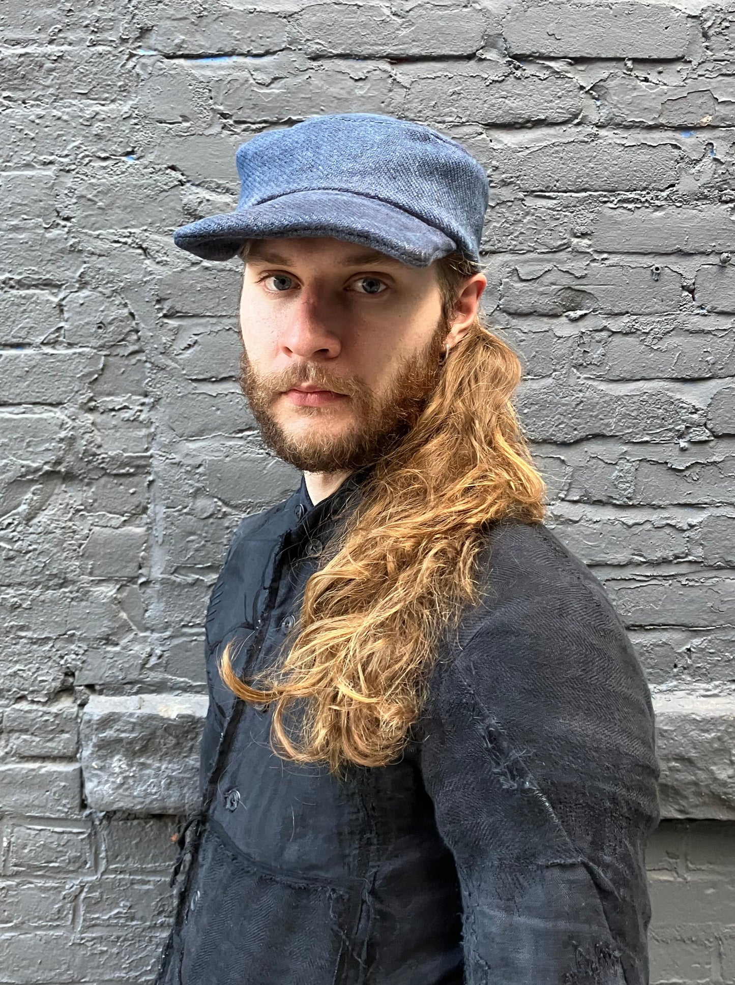 FW23 || EXTENDED BILL HAT || GREY JUTE