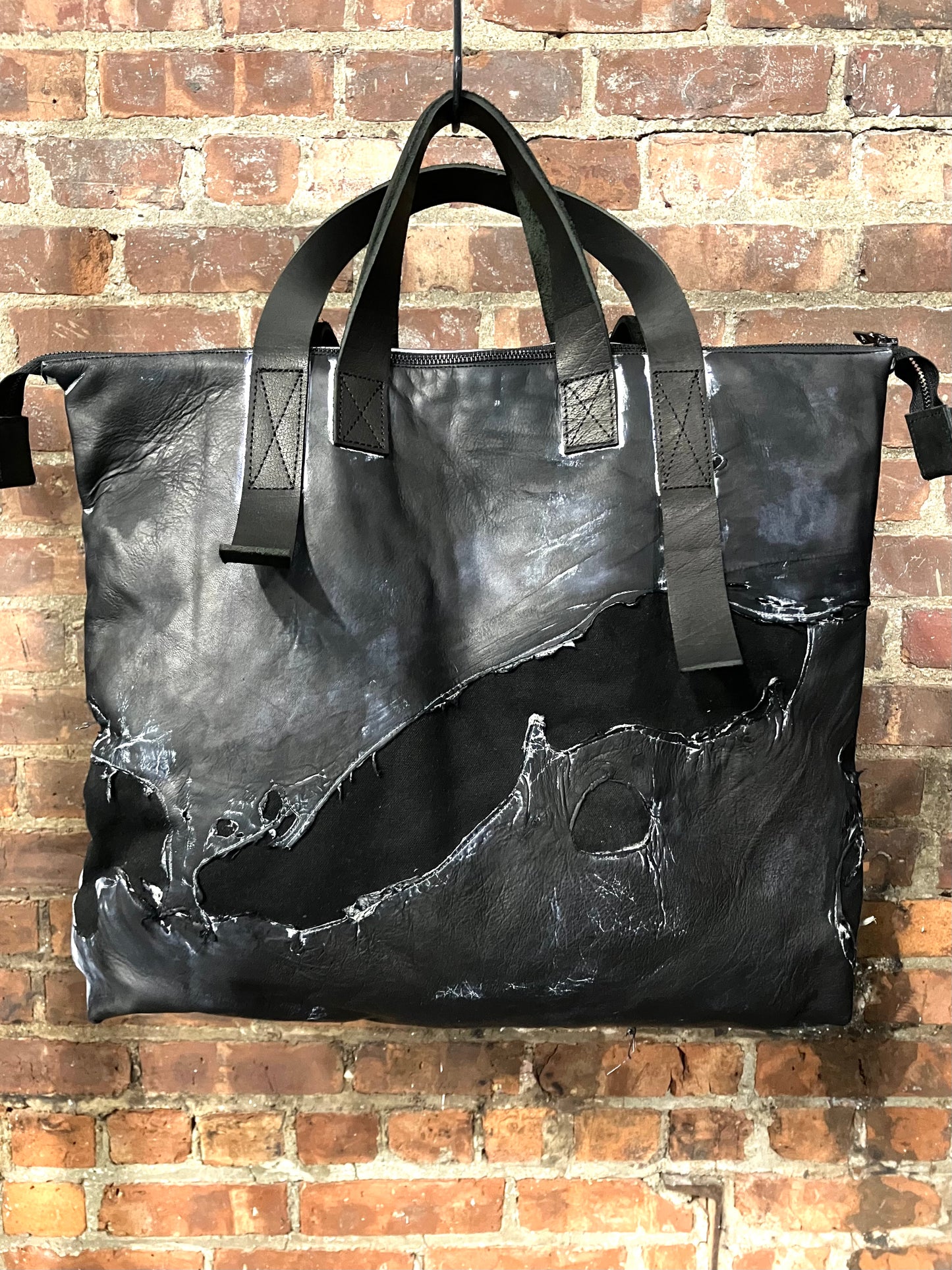 FW23 || PHILOSOPHER POET TOTE BAG || MOONSTAR BLACK