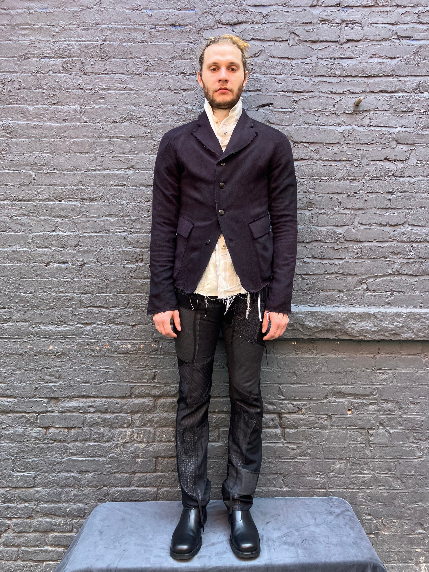 FW23|| PROTOLOGICAL ARCHETYPE CLASSIC BLAZER || BOILED WOOL - CASHMERE