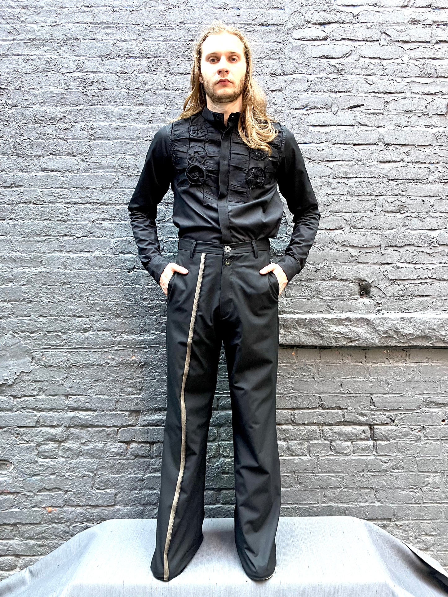 FW23 || GODDE PANTS || TROPICAL WOOL BLACK