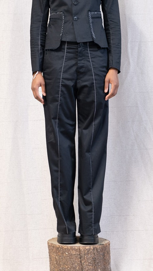 SS23 FEMME || WIDE LEG OVERLOCKED GODDE PANTS