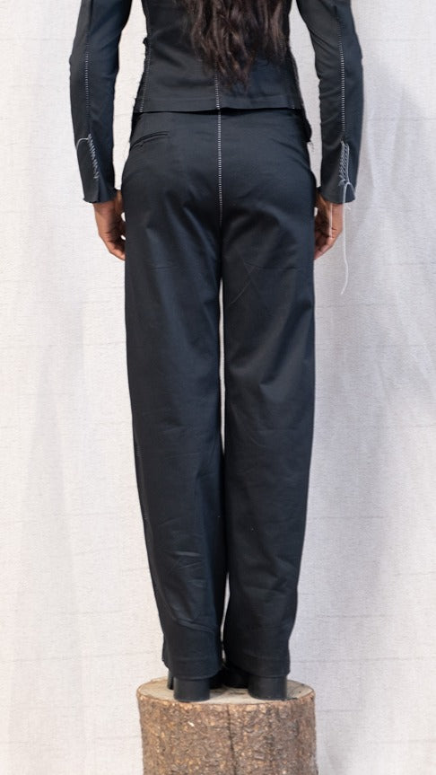 SS23 FEMME || WIDE LEG OVERLOCKED GODDE PANTS