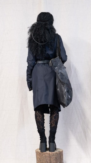 SS23 FEMME || LONG SLEEVE EMPEDOCLES SHIRT DRESS