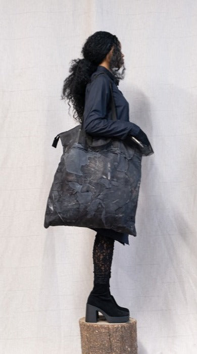 SS23 FEMME || LONG SLEEVE EMPEDOCLES SHIRT DRESS