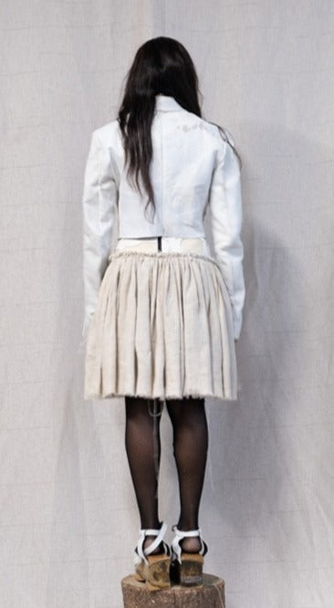 SS23 FEMME || "GRACE" JACKET - WHITE