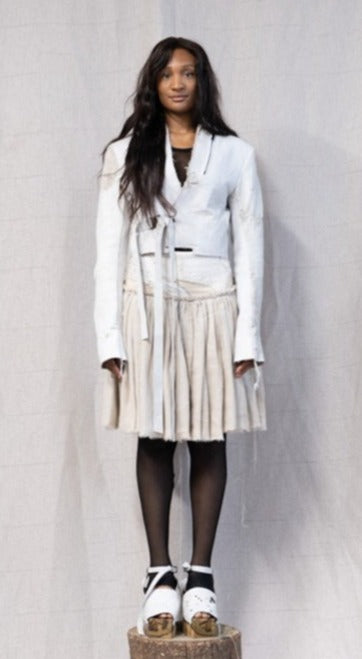 SS23 FEMME || "GRACE" JACKET - WHITE