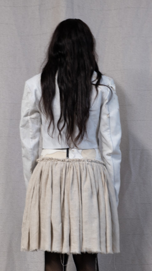 SS23 FEMME || "GRACE" JACKET - WHITE