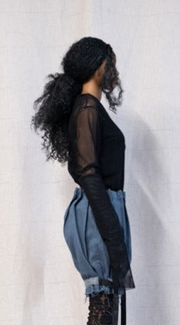 SS23 FEMME || FISHNET LONG SLEEVE TOP - TOP