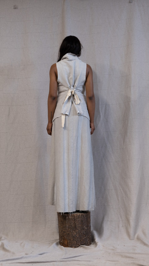 SS23 FEMME || PROTOLOGICAL ARCHETYPE VEST - ECRU
