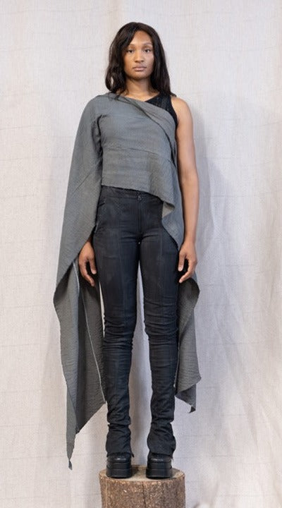 SS23 FEMME || GANJA DYED SCARF TOP