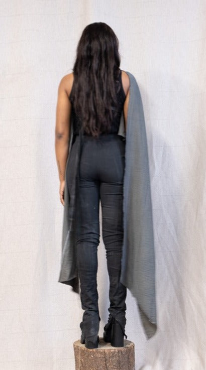 SS23 FEMME || GANJA DYED SCARF TOP