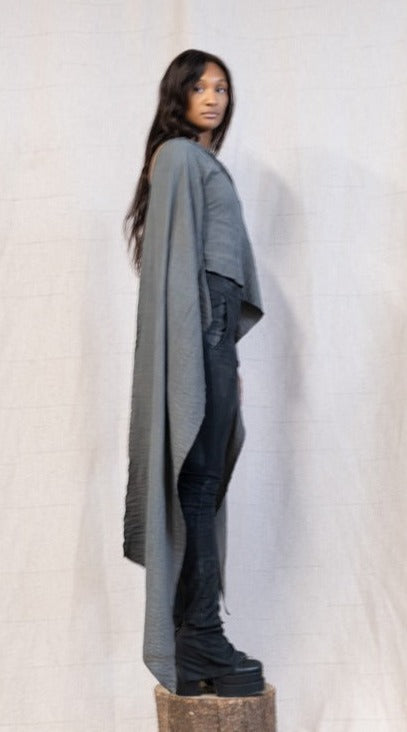 SS23 FEMME || GANJA DYED SCARF TOP