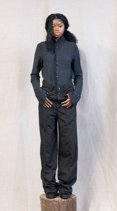 SS23 FEMME || PROTOLOGICAL ARCHETYPE SHIRT - BLACK