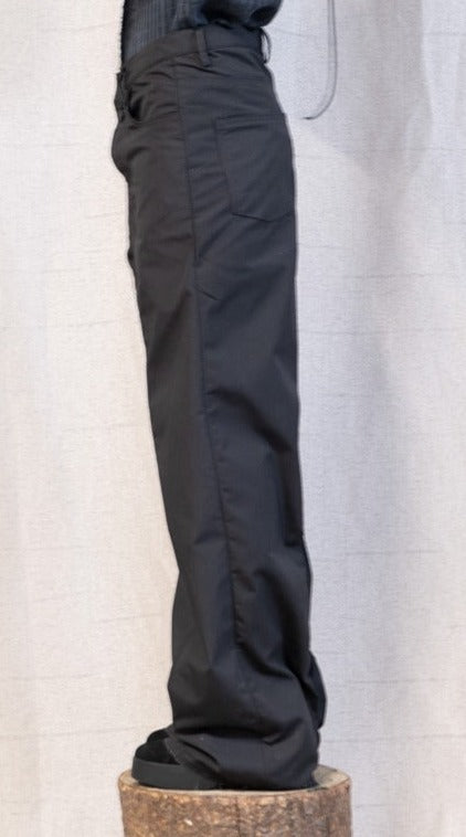 SS23 FEMME || WIDE LEG OVERLOCKED GODDE JEANS