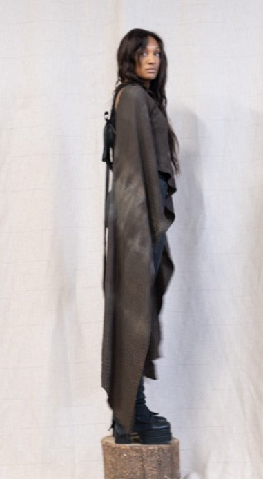SS23 FEMME || BAUXITE DYED SCARF TOP