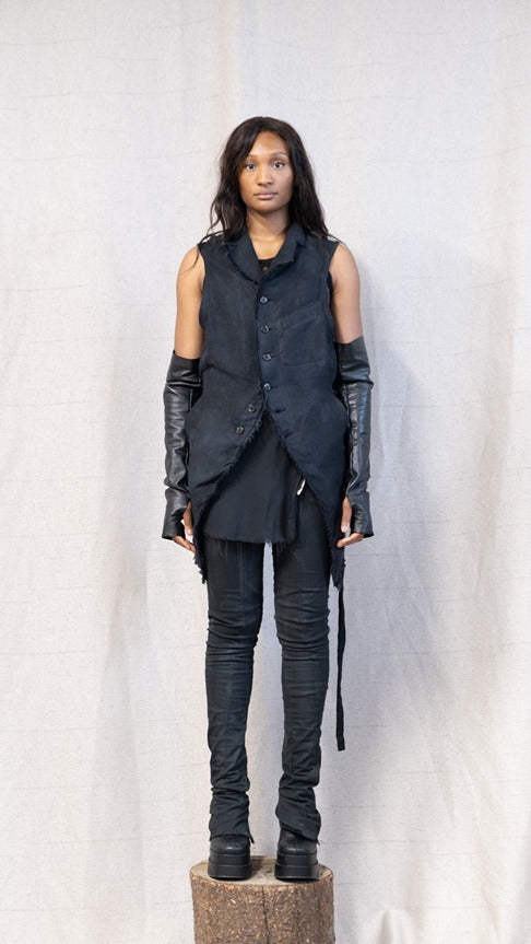 SS23 FEMME || PROTOLOGICAL ARCHETYPE VEST - BLACK