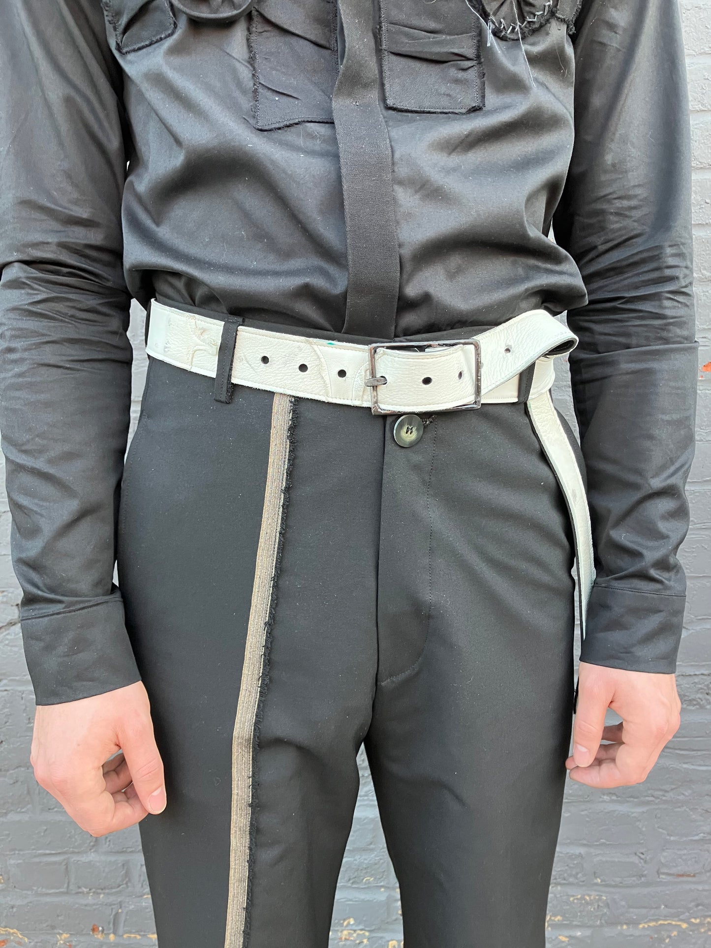 FW23 || MOONSTAR 1.5" BELT || WHITE
