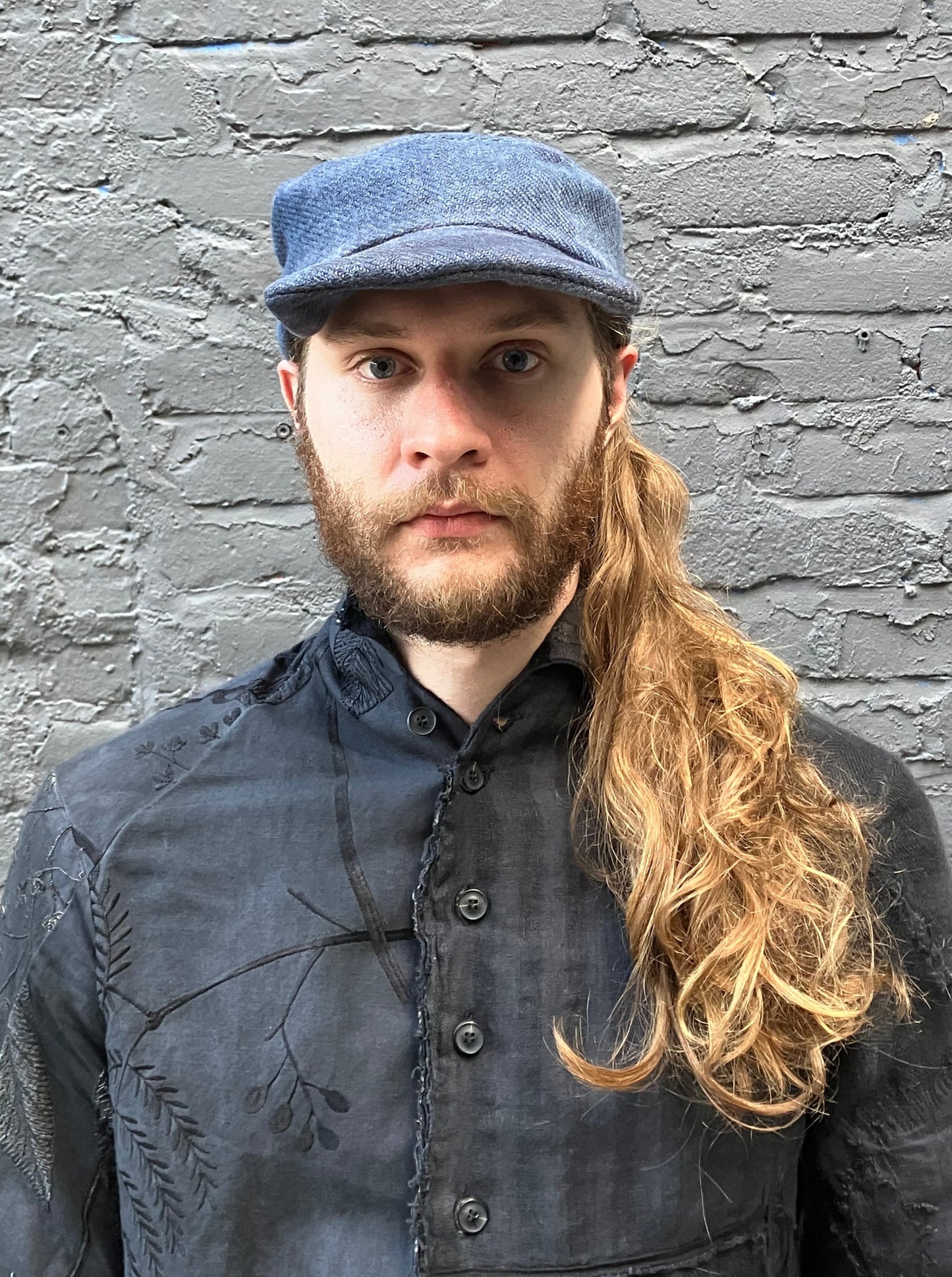 FW23 || EXTENDED BILL HAT || GREY JUTE