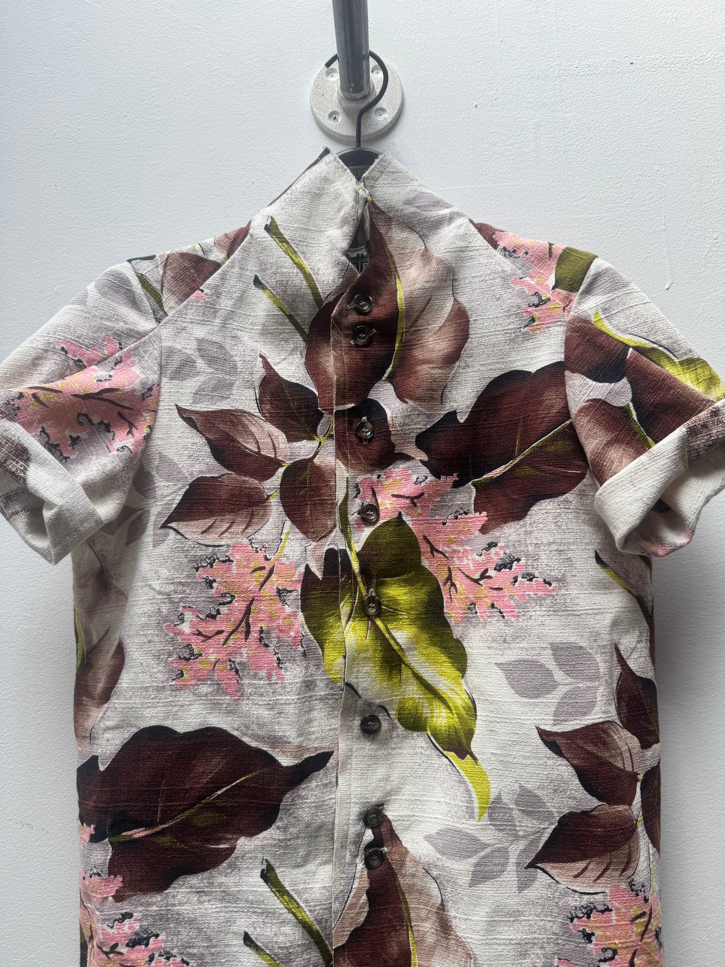 FEMME || PROTOLOGICAL ARCHETYPE SHORT SLEEVE SHIRT|| FLORAL PRINT