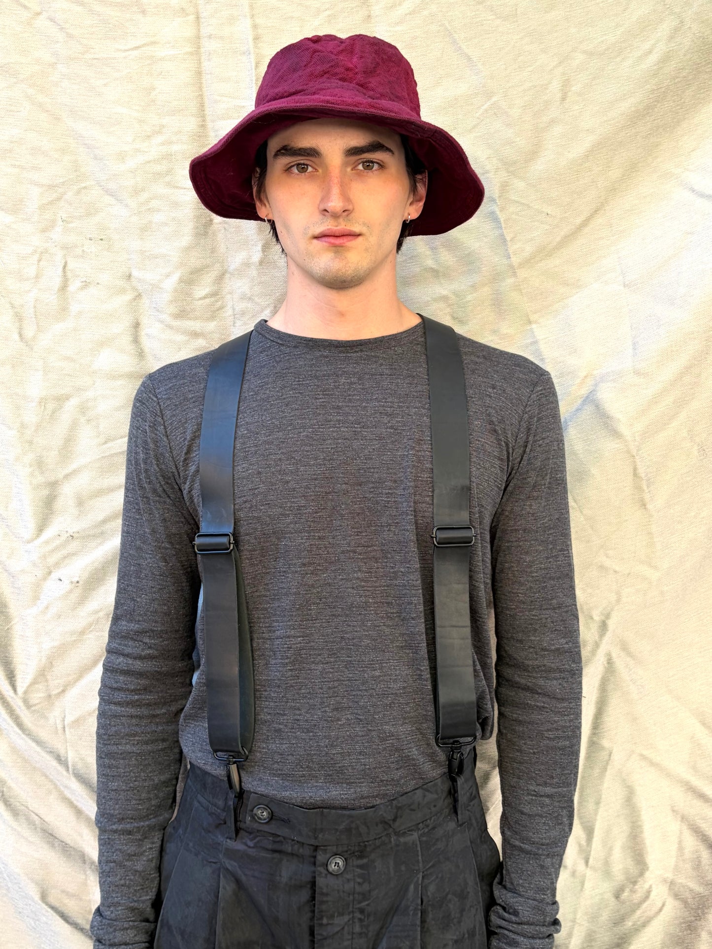 FW25 ||BOILED BUCKET HAT | 100% COTTON || OD RED