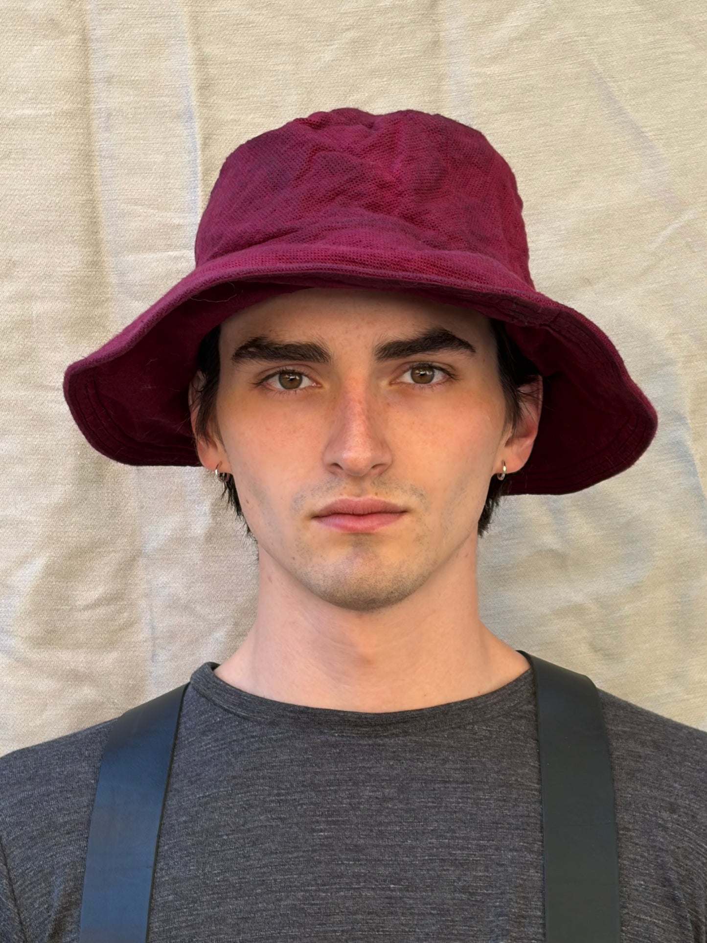 FW25 ||BOILED BUCKET HAT | 100% COTTON || OD RED