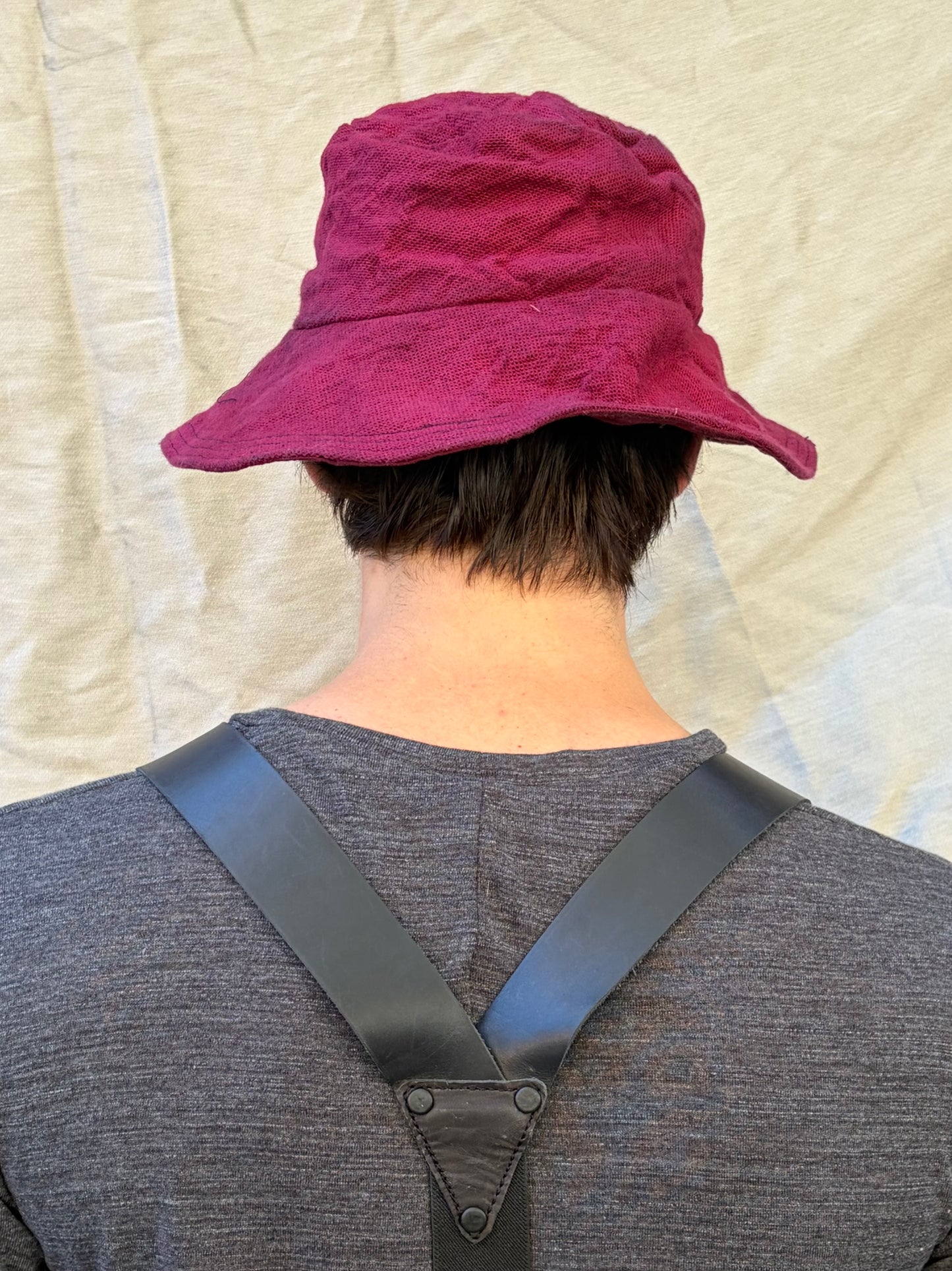 FW25 ||BOILED BUCKET HAT | 100% COTTON || OD RED