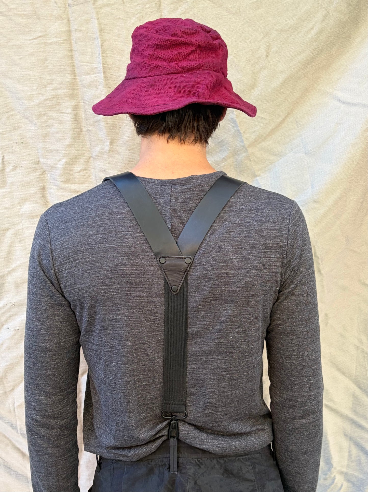 FW25 ||BOILED BUCKET HAT | 100% COTTON || OD RED