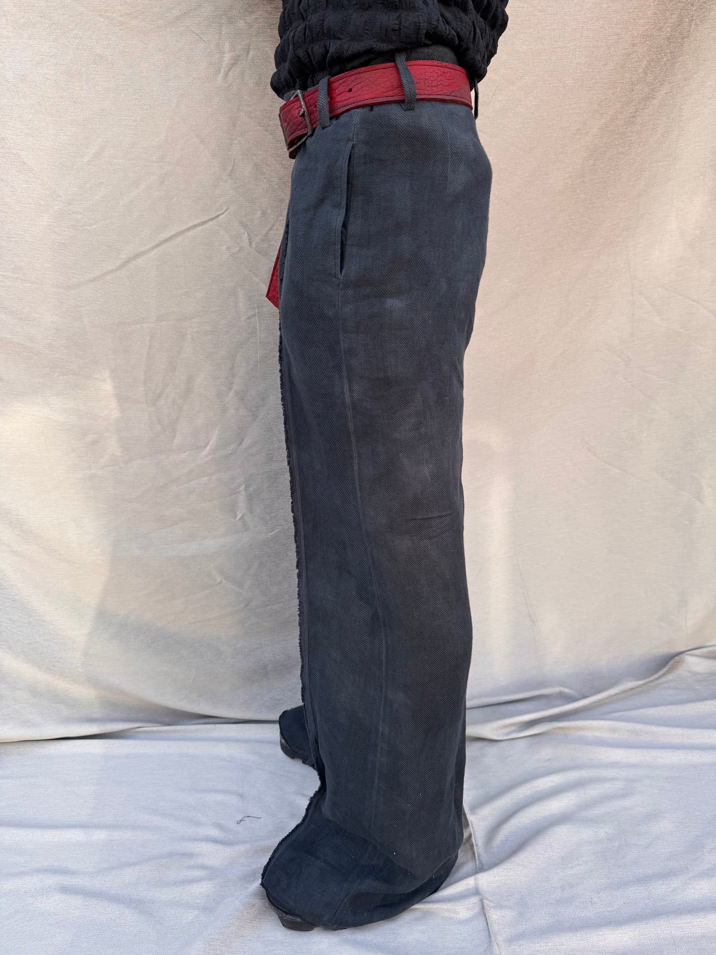 SS25 || OVERDYED SELVEDGE GODDE PANTS || BLACK