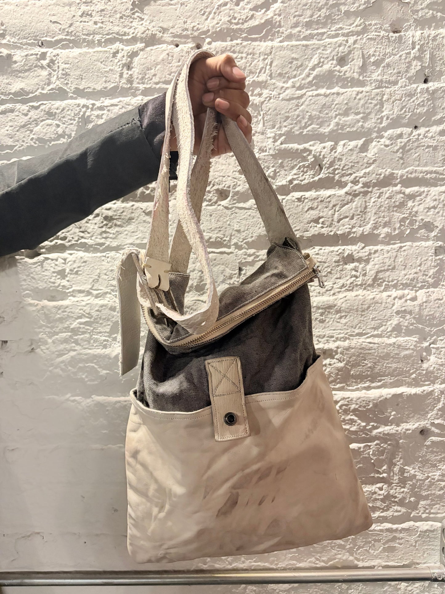 FW25 || NICK || WHITE || COTTON + HORSEHIDE