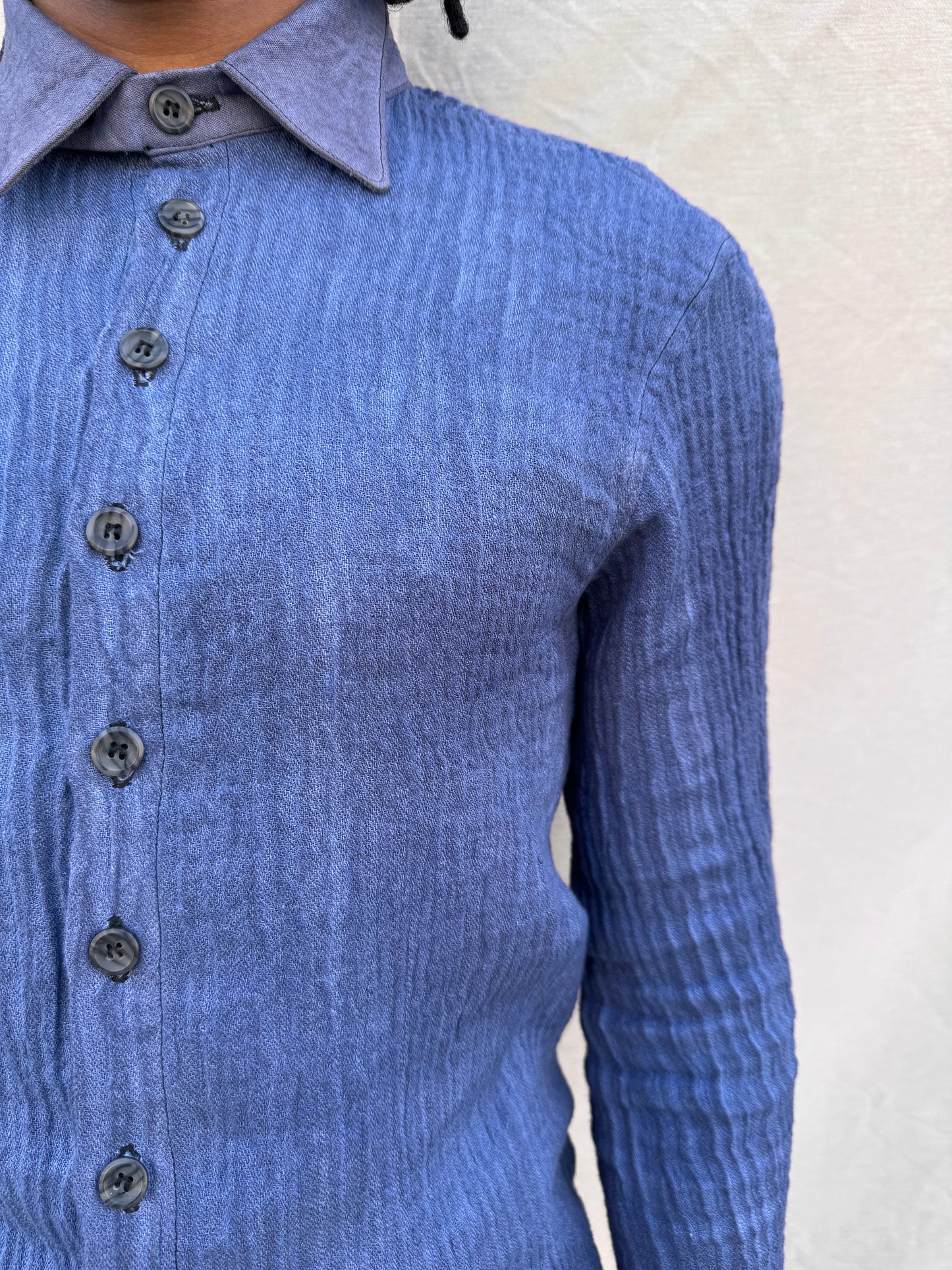 SS25 || FAULTED SHOULDER SHIRT || GREY