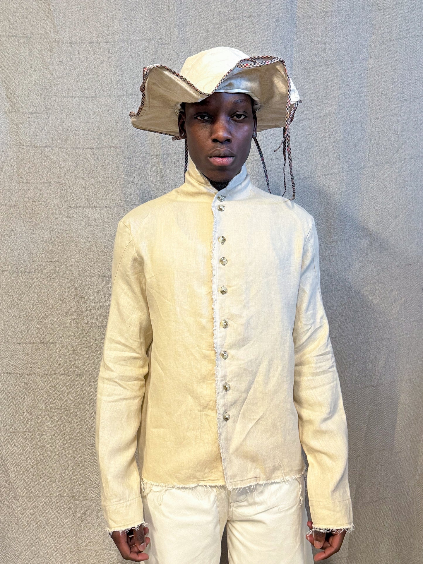 SS24 || PROTOLOGICAL ARCHETYPE SHIRT || MARL - LIGHTWEIGHT LINEN