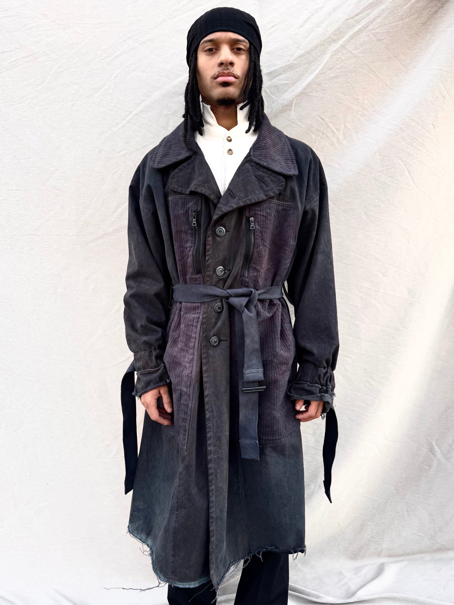 SS25 || BEAST LIGHTWEIGHT TRENCH COAT || BLACK