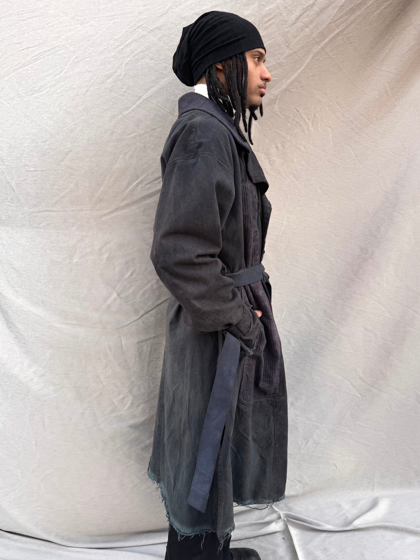 SS25 || BEAST LIGHTWEIGHT TRENCH COAT || BLACK