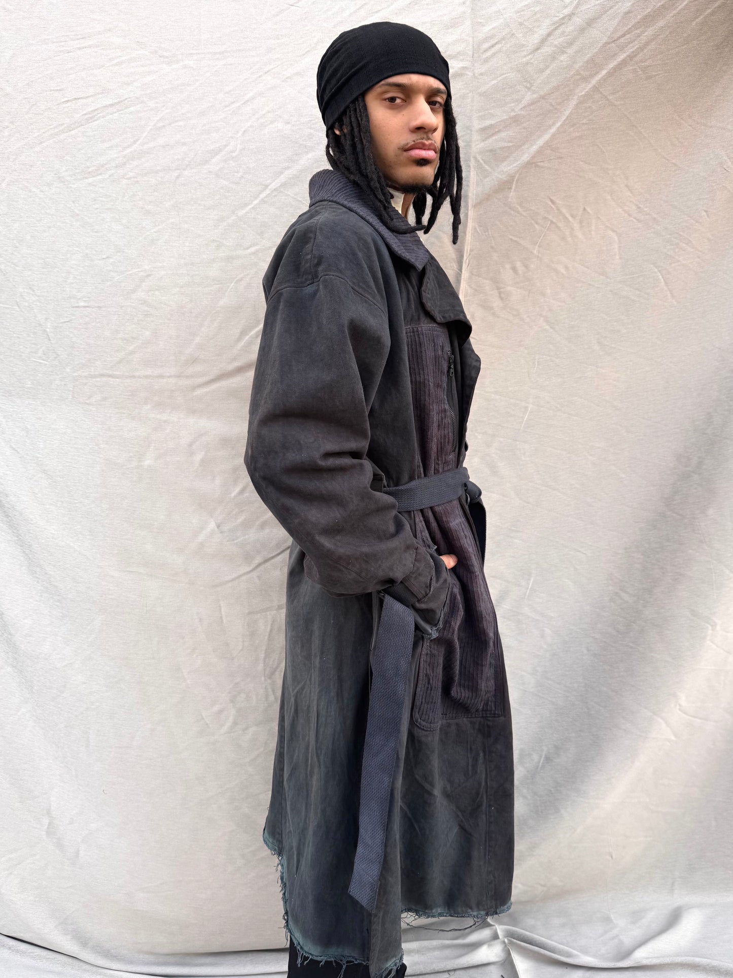 SS25 || BEAST LIGHTWEIGHT TRENCH COAT || BLACK