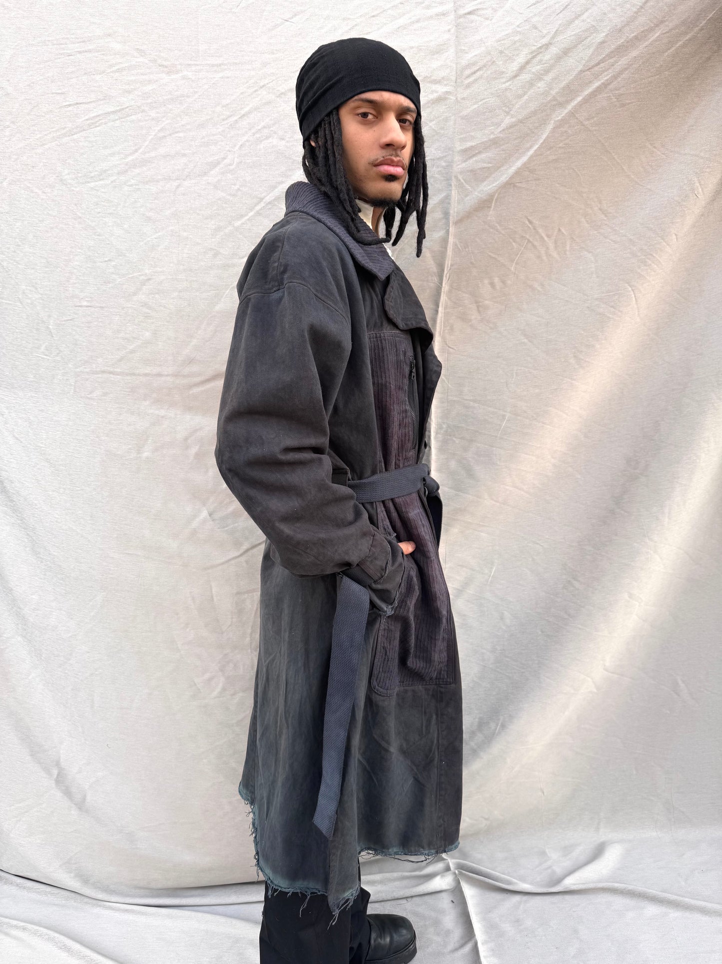 SS25 || BEAST LIGHTWEIGHT TRENCH COAT || BLACK
