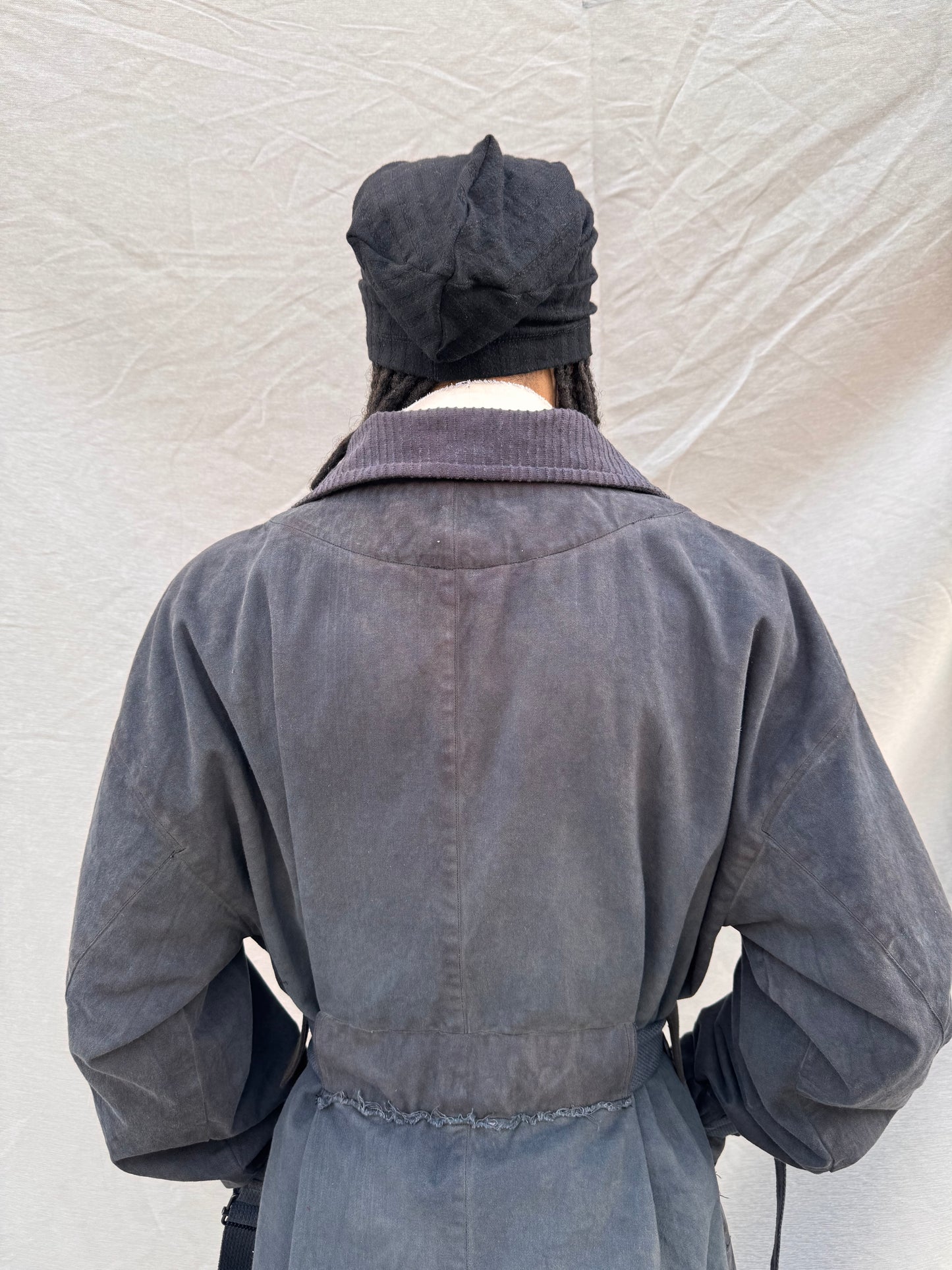 SS25 || BEAST LIGHTWEIGHT TRENCH COAT || BLACK