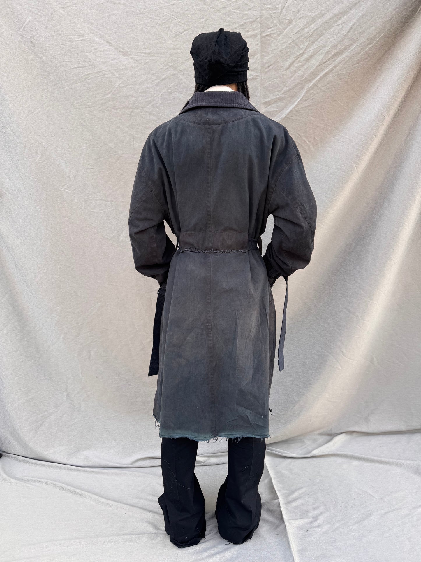 SS25 || BEAST LIGHTWEIGHT TRENCH COAT || BLACK
