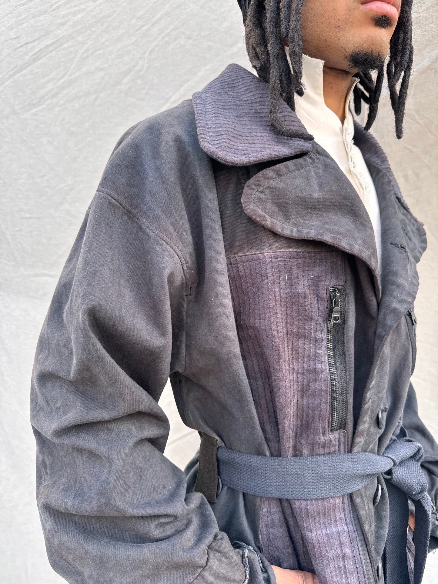 SS25 || BEAST LIGHTWEIGHT TRENCH COAT || BLACK